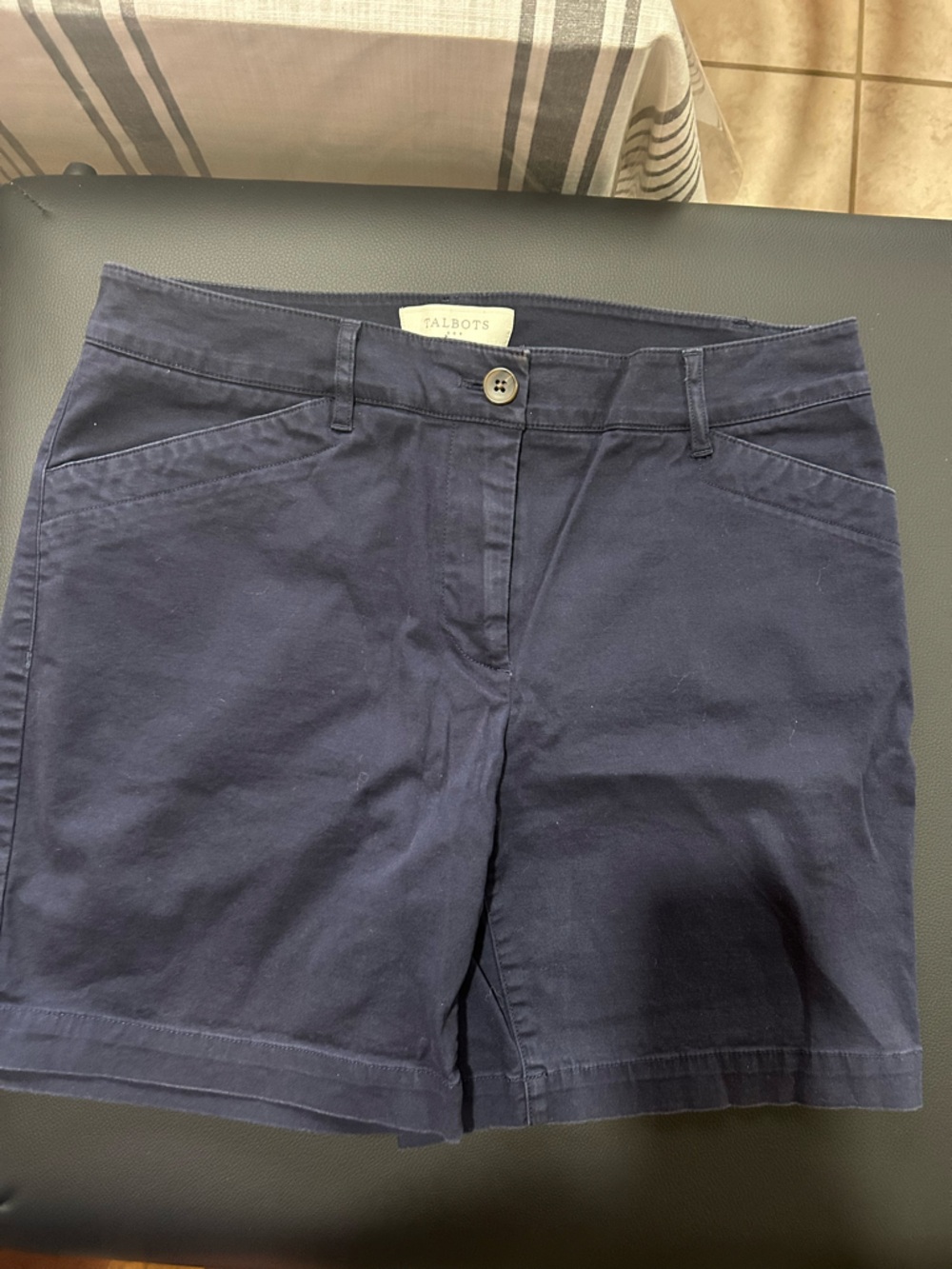 Talbots Navy Cotton Blend Women’s Shorts